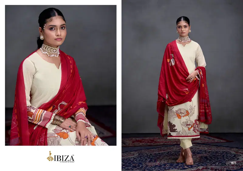 Merova By Ibiza Orgendi Digital Printed Salwar Kameez Suppliers In India